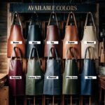 Pryor 1 Zipper Crazyhorse Leather Apron - Image 2