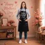 Matriarch 1 Pocket Black Cowhide Leather Apron