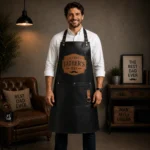 Fathers Day Leather Aprons | Premium Full Grain Leather BBQ Aprons