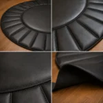 Home Decor Accent Cowhide Leather Rug - Image 2