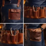 Steelhide Tough Crazy Horse Leather Apron - Image 2