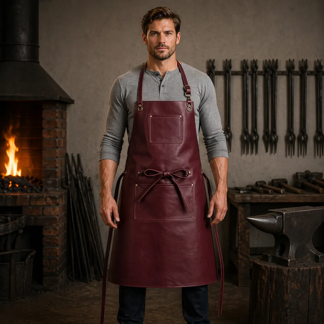 Untitled-2026-04-24T145109.685.webp Hammer Warden Blacksmith Work Apron - Image 1
