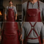 Iron Clad Blacksmith Crazy Horse Leather Apron - Image 2