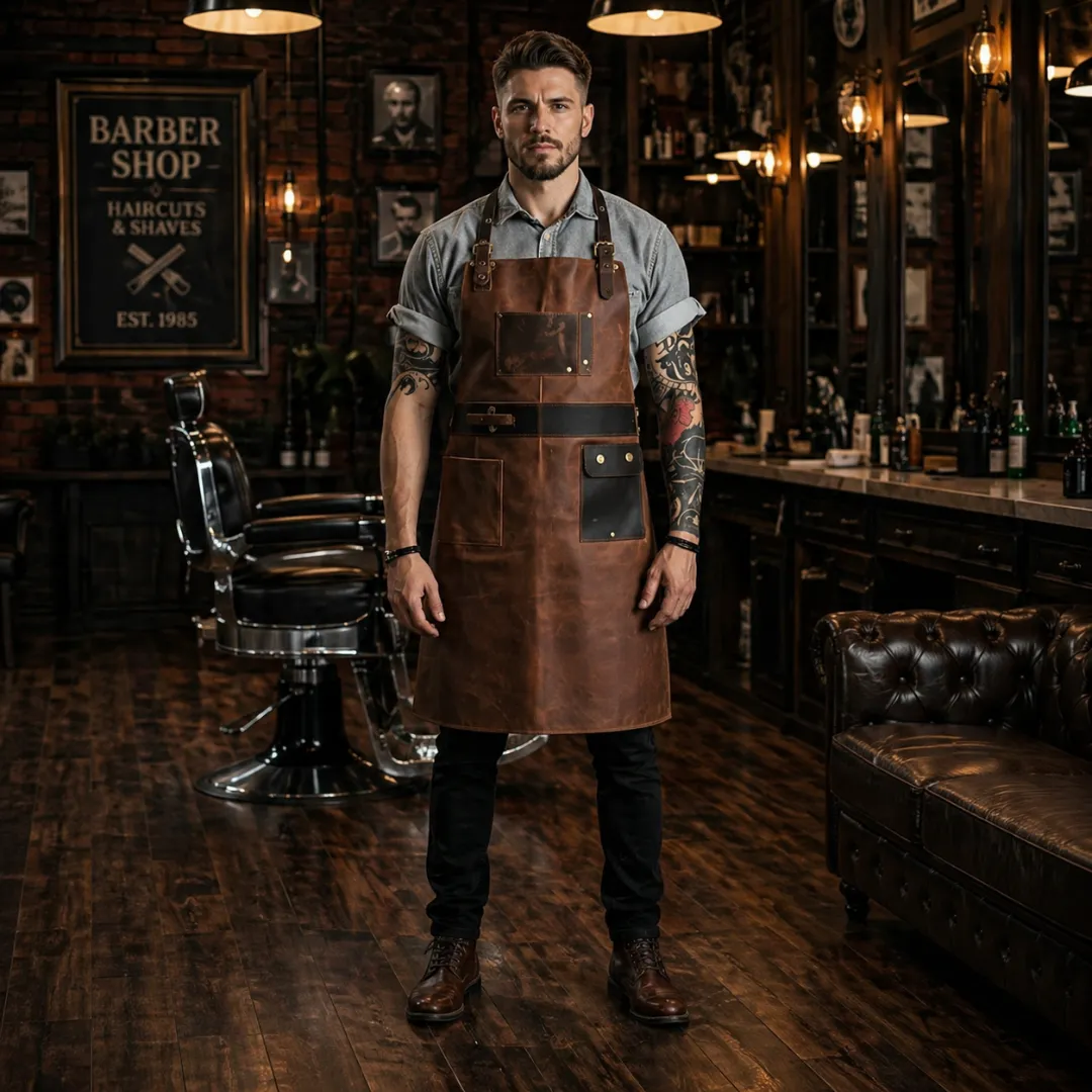 Untitled-2026-04-29T152031.497.webp Haircut Master Barber Apron - Image 1