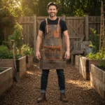 HarvestCraft Leather Gardening Apron