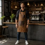 Espresso Shield Barista Leather Apron