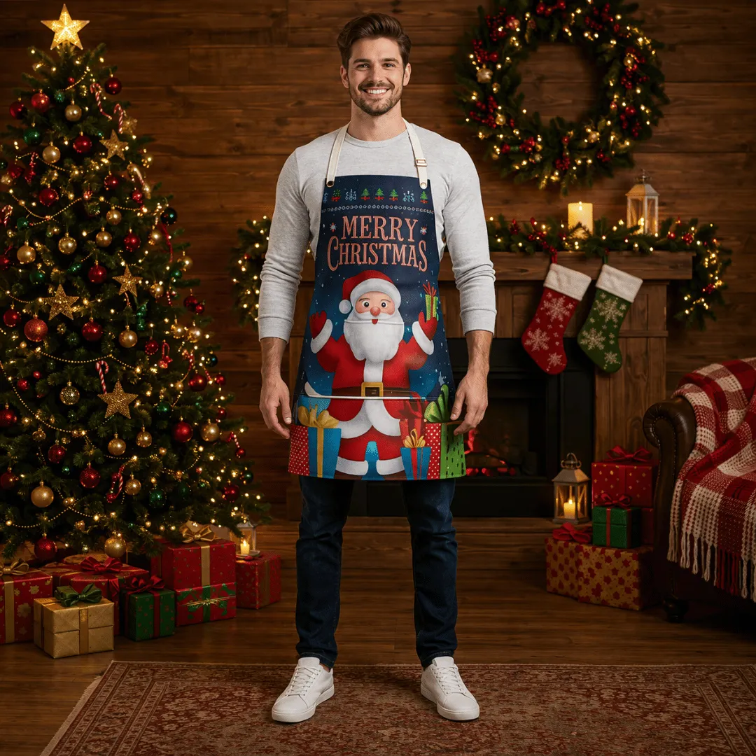 Untitled-2026-05-04T223827.788.webp Snowflake Stitch Blue Crazy Horse Leather Apron - Image 1
