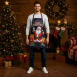 Yuletide Artisan Blue Crazy Horse Leather Apron