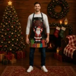 Merry Maker Black Crazy Horse Leather Apron