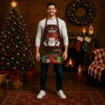 Candy Cane Craft Brown Crazy Horse Leather Apron
