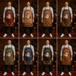 Frosty’s Forge Brown Crazy Horse Leather Apron - Image 3