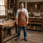 Heritage Maker Brown Leather Carpentry Apron