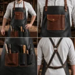 Masterwork Shield Woodworking Leather Apron - Image 2