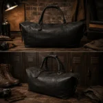 Custom Leather Duffle Bag-Perfect Weekend Travel & Gym