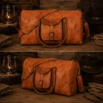 Vintage Weekender Overnight Travel Duffle Bag