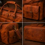 Custom Leather Travel Bag-Weekender & Carry-On for Men - Image 2