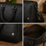 Men's Leather Duffle Bag – Luxury Weekender Travel Bag - Image 2