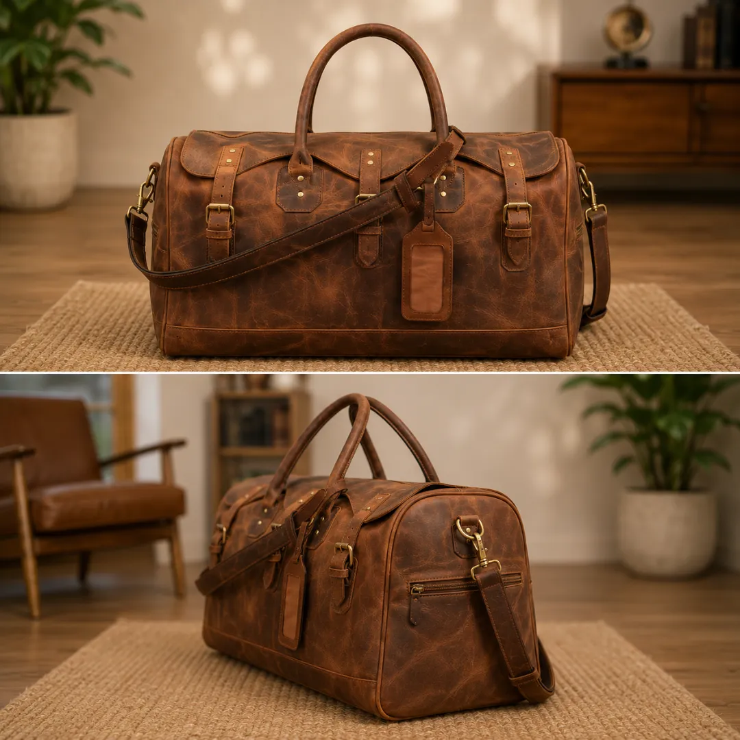 Untitled-2026-05-17T164133.213.webp Top-Grain Leather Weekender Retro Duffel Bag - Image 1