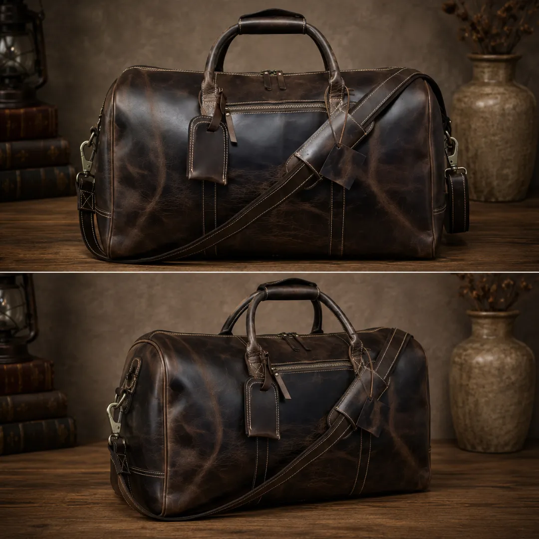 Untitled-2026-05-17T201430.714.webp Personalized Leather Weekender Travel Bag - Image 1