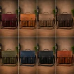 Leather Messenger Briefcase - Personalized Laptop Bag - Image 3