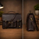 Personalized Leather Laptop Bag – Buffalo Messenger