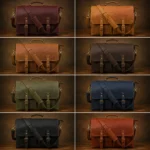 Vintage Leather Satchel Briefcase - Image 3