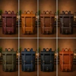 Men's Leather Rolltop Backpack – Versatile Laptop - Image 3