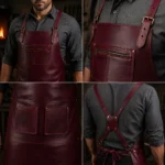 Copper Forge Blacksmith Crazy Horse Leather Apron - Image 2