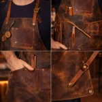 Mixology Elite Leather Bar Apron - Image 2