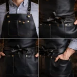 Noble Workman Black Blacksmith Leather Apron - Image 2