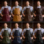 Noble Workman Black Blacksmith Leather Apron - Image 3
