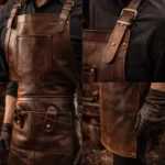 Hammer & Anvil Leather Blacksmith Apron - Image 2