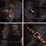 Forged Master Crazy Horse Blacksmith Leather Apron - Image 2