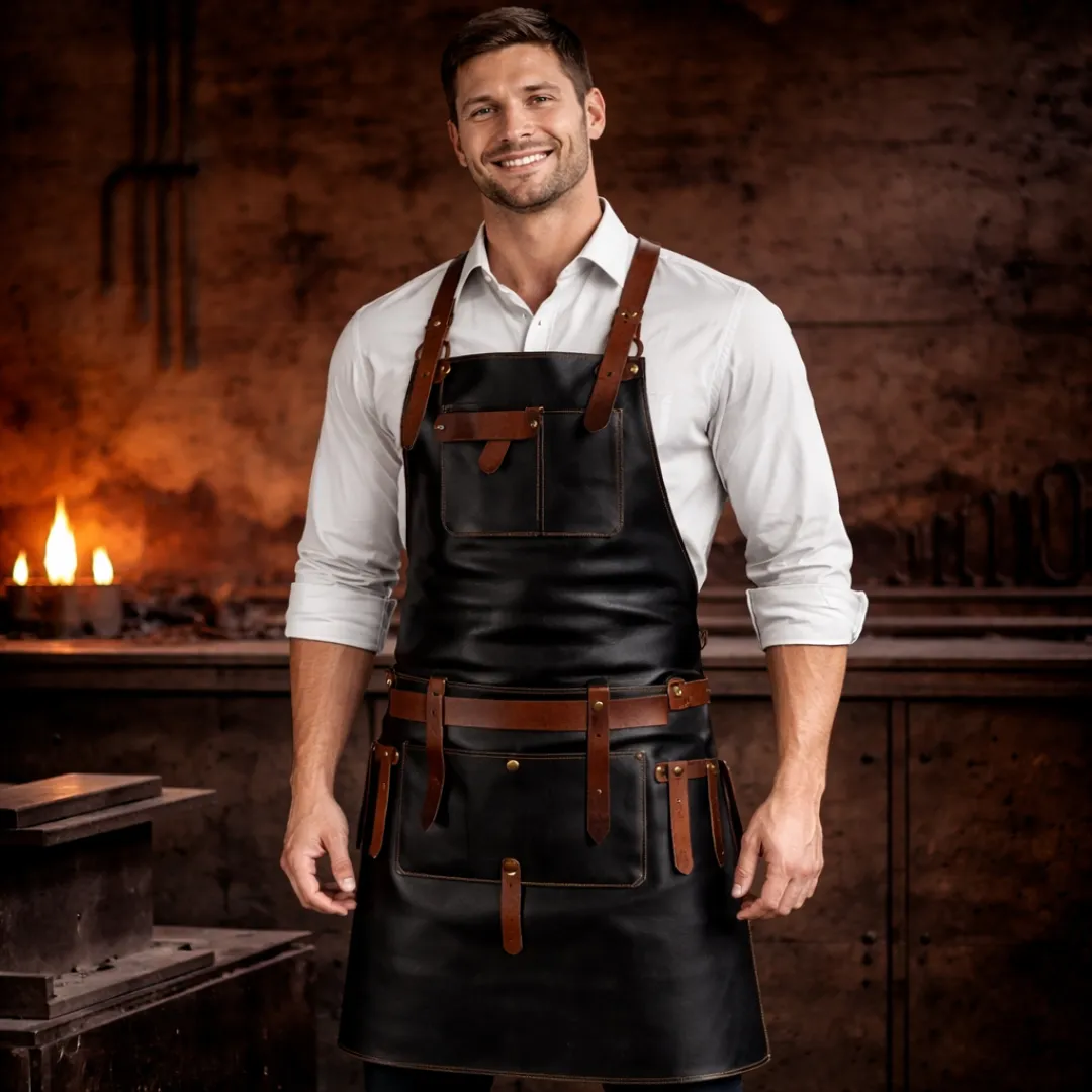 Untitled-57.webp Smithy’s Pride Crazy Horse Leather Apron - Image 1