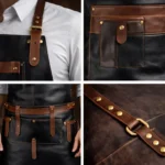 Smithy’s Pride Crazy Horse Leather Apron - Image 2