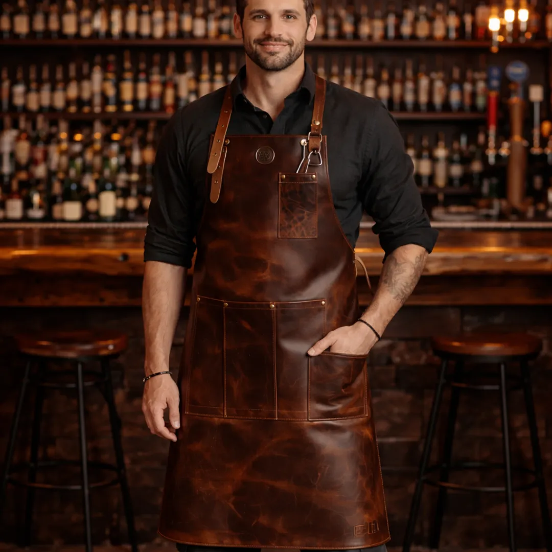 Untitled-6-1.webp BarBlade Bar Cowhide Leather Apron - Image 1
