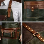 Molten Metal Crazy Horse Leather Apron - Image 2