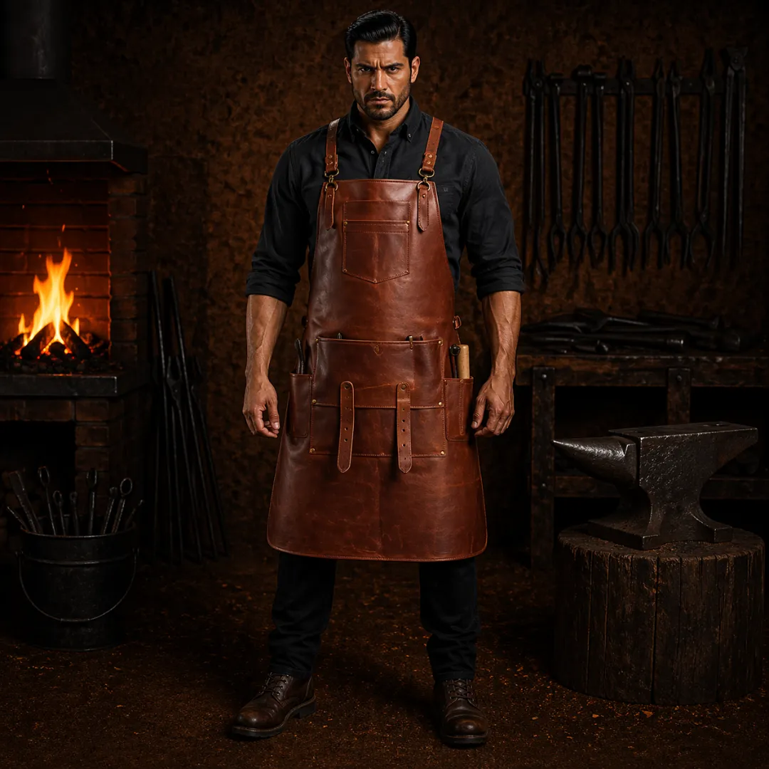 Untitled-66.webp Blacksmith Guardian Crazy Horse Leather Apron - Image 1