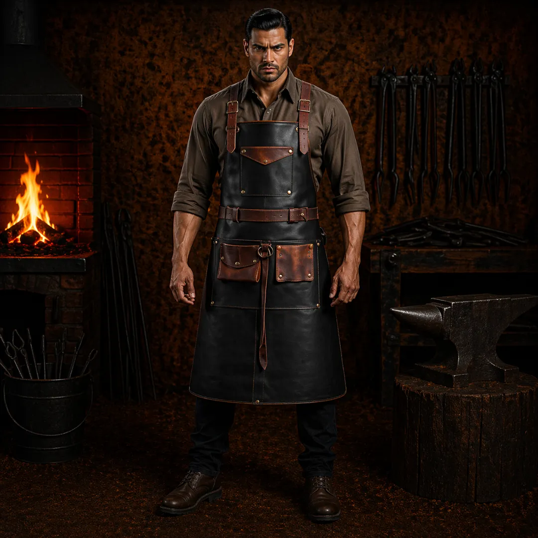 Untitled-72.webp Steelworker's Choice Crazy Horse Leather Apron - Image 1