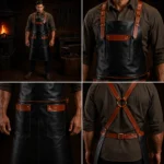 Ironclad Blacksmith Crazy Horse Leather Apron - Image 2