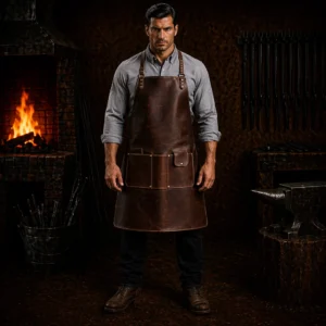 Supreme Shield Crazy Horse Leather Apron