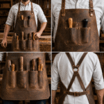 Timber Guard Brown Leather Carpentry Apron - Image 2