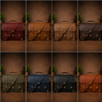 Personalized Leather Messenger Bag for 15" Laptop - Image 3
