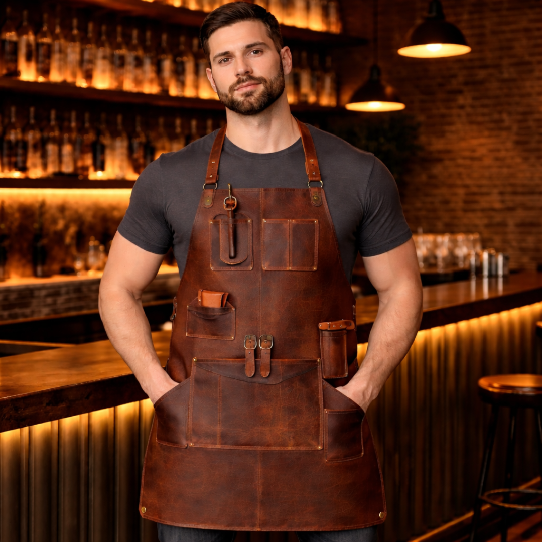 Untitled-design-31.png PourMaster Pro Leather Bar Apron - Image 1