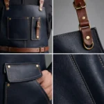 Dominion Craft Crazy Horse Leather Blacksmith Apron - Image 2