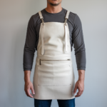 Sterling 1 Zipper Cowhide Leather Apron