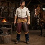 Horse Grooming Canvas & Leather Farrier Apron