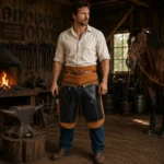 Heavy-Duty Suede Leather Farrier Apron