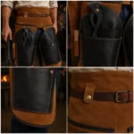 Heavy-Duty Suede Leather Farrier Apron - Image 2