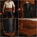 Horse Work Suede Leather Farrier Apron - Image 2